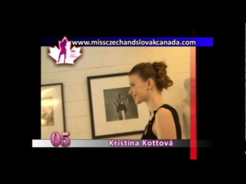 Kristina Kottova - Finalist of Miss Czech Slovak Canada 2010 Beauty Pageant