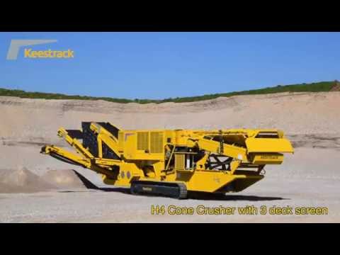 Frontline Machinery Ltd. - Keestrack H4 Cone Crusher