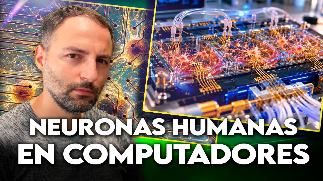 PREPARATE porque  lo que viene con la IA DA MUCHO MIEDO: Neuronas humanas en Computadores