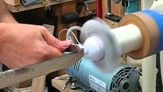 preview picture of video 'Turning a golf ball on a lathe'