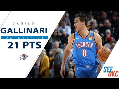 Danilo Gallinari's Full Debut Highlights: 21 PTS vs Jazz | 2019-20 NBA Season - 10.23.19