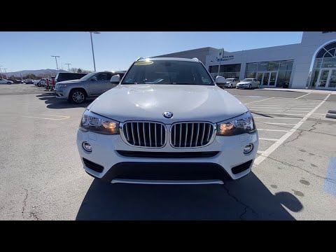 2017 BMW X3 Reno, Carson City, Northern Nevada, Sacramento, Elko, NV H0V92288
