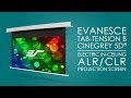 ♾️Elite Screens Evanesce Tab-Tension B CineGrey 5D® Electric In-Ceiling ALR - CLR® Projection Screen