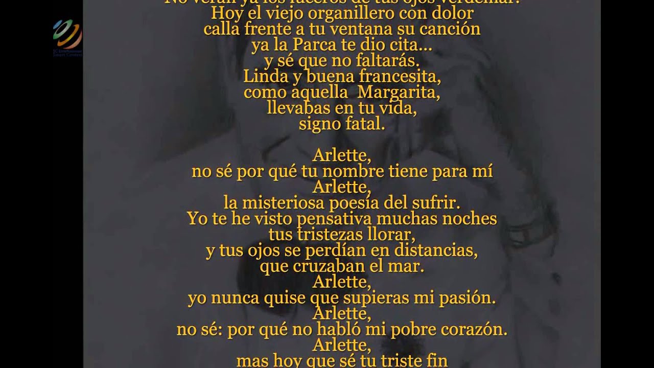Juan D'arienzo - Arlette (Letra)