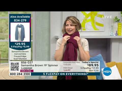 HSN | Samantha Brown Luggage Collection 01.28.2024 - 11 AM