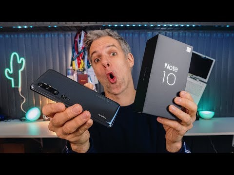 Xiaomi Mi Note 10 - Le 1er Smartphone 108Mpx et 5 capteurs !