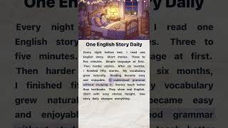 One English Story Daily | English Reading and Listening Practice #englishforbeginners #english