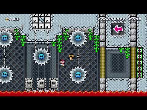 Mario and The Two Way Dungeon by JohnnyZ - SUPER MARIO MAKER - NO COMMENTARY 1bh