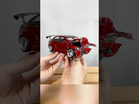 RC Mitsubishi Lancer Evo 10 vs Real Mitsubishi Lancer SAFETY Showdown