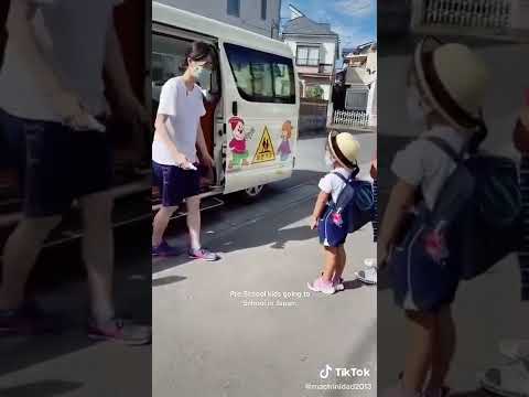 This Is How Kids Go To School In Japan! 🥰🇯🇵 | Tiktok Shorts