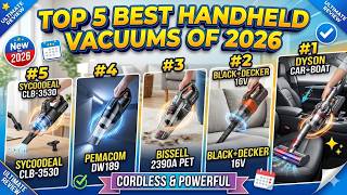 Top 5 Best Handheld Vacuums of 2026 🔥 Powerful & Portable Cleaners for Home & Car