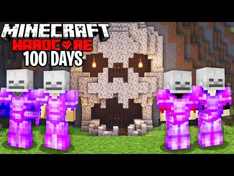 I Survived 100 Days Hardcore Minecraft on SKULL ISLAND...Here's is What Happened