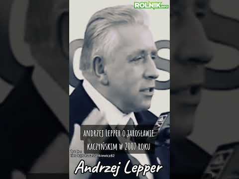 ANDRZEJ LEPPER ostrzegał przed PiS...