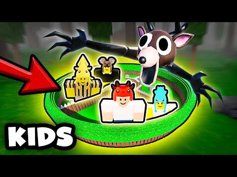 I Built THE KIDS BASE in 99 Nights in the Forest! (Roblox)