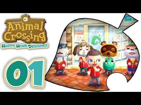 Animal Crossing Happy Home Designer - Part 1! [English Gameplay Walkthrough] Video