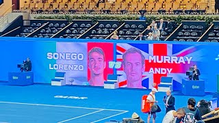 ANDY MURRAY vs LORENZO SONEGO DRAMATIC MATCH | DOHA QATAR 2023 | ATP Tennis Part 1