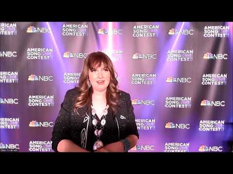 Chloe Fredericks Post-Performance Press Conference for NBC's American Song Contest