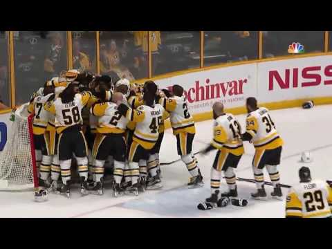 The Penguins Win the 2017 NHL Stanley Cup Finals. Final Seconds of Game 6. (HD)