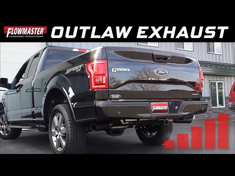 2015-20 Ford F-150 with 5.0L - Outlaw Cat-back Exhaust 817726
