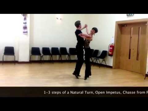 Intermediate Slow Waltz routine - Inspiration 2 Dance London