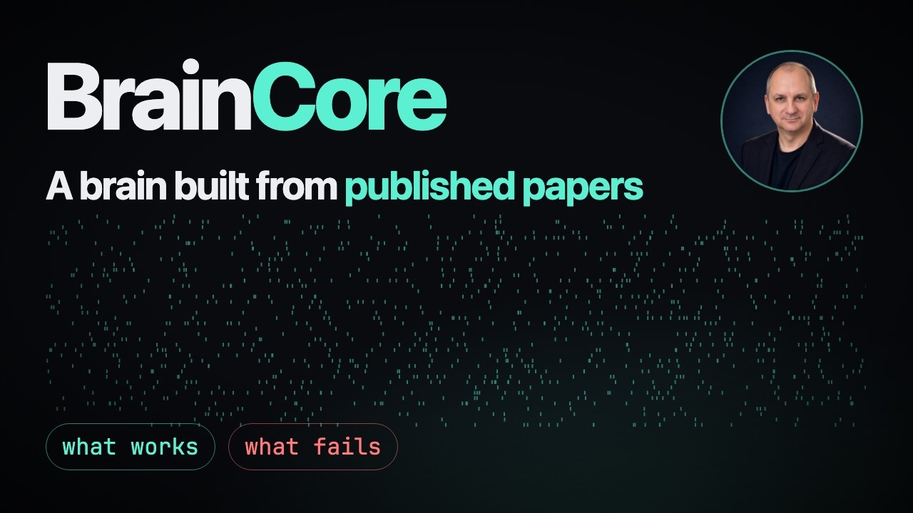 BrainCore: building a brain from published neuroscience papers
