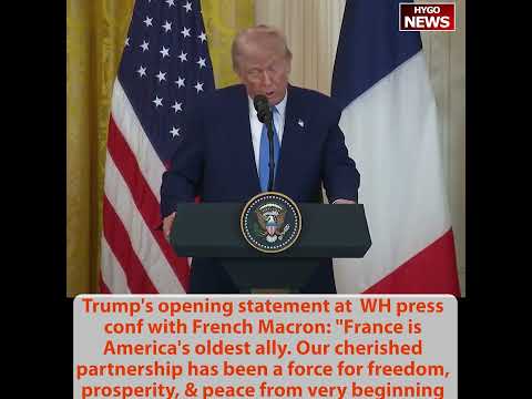 Trump-Macron Press Conference: 'More Progress in One Month Than Three Years'; Europe Must Bear the Cost