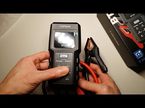 TOPDON BT20 battery tester review