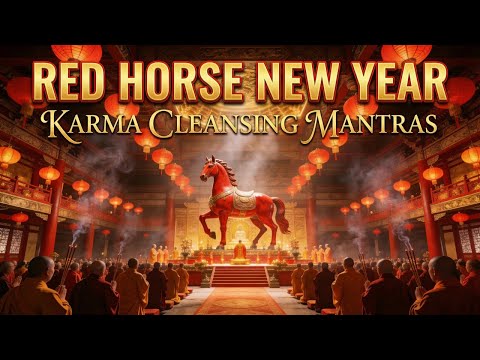 Red Horse Chinese New Year 🔥 Karma Cleansing Tibetan Mantras | Fire Ritual for a Fresh Start