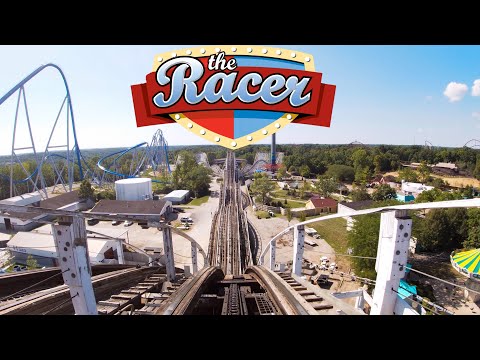 The Racer Roller Coaster (POV) - 4K Cinematic Series Kings Island