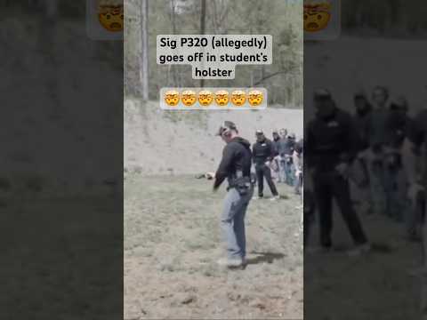 Did you guys see this??? P320 discharges in student’s holster? #SigP320 #AHT