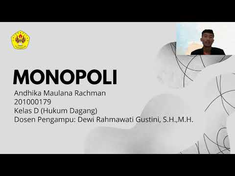INCOTERM & MONOPOLI (HUKUM DAGANG) | Andhika Maulana Rachman-201000179