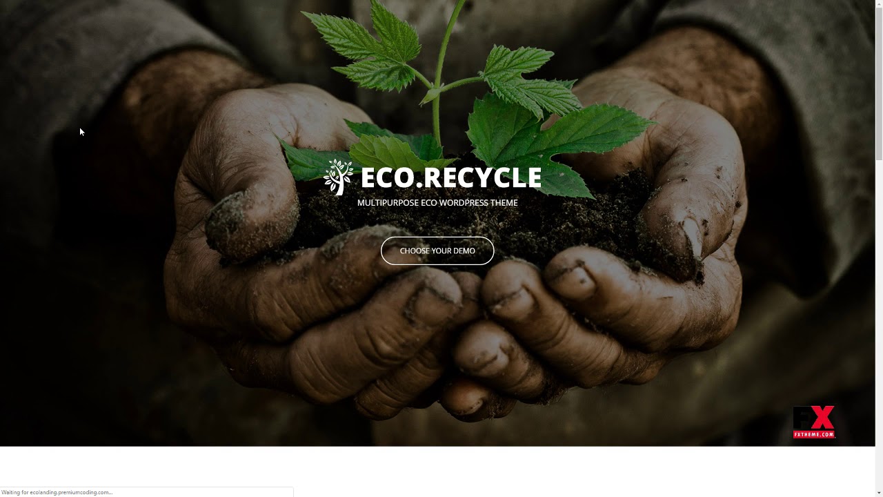 Eco Recycling - Ecology and Nature WordPress Theme      Matthew Muham