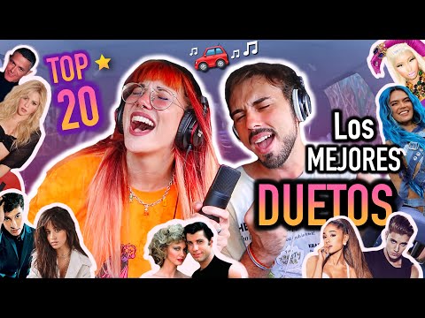 Los 20 MEJORES DUETOS de la historia 🎵 CANTANDO en el COCHE 🚗 | Carla Laubalo