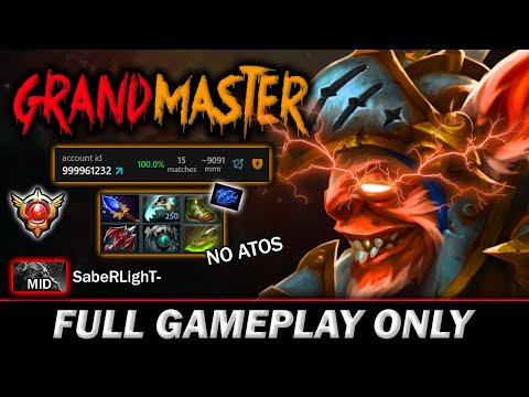 this GRANDMASTER MEEPO has 100% WINRATE in last 8 days (vs ES SabeRLighT) - Full Gameplay Meepo #481