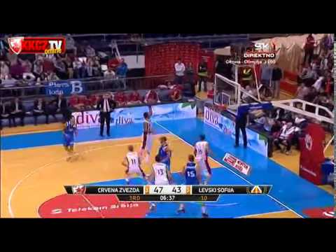 Crvena zvezda Telekom : Levski Sofija 85:55 | Cela utakmica [1. kolo ABA lige | 03.10.2014.]