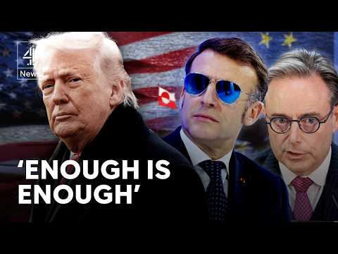 European leaders hit back at Trump over Greenland and tariffs