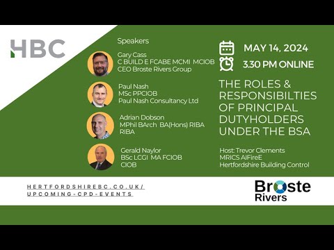 Principal Dutyholders under the BSA