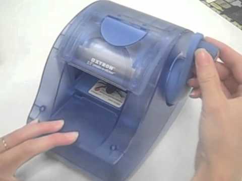 The Xyron 2.5 Sticker Maker is "THAT EASY"!