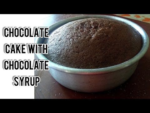 Chocolate cake with chocolate syrup recipe #Light Airy and Fluffy cake #MakeAtYourKitchen #EasyOne