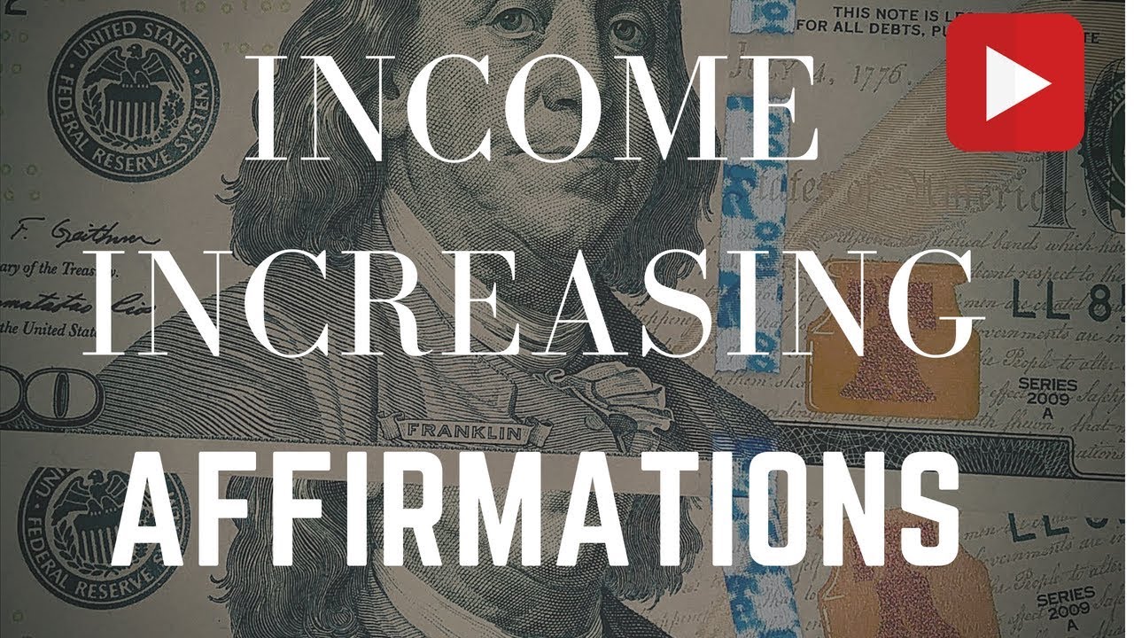Income Increasing Affirmations! (In 432 Hz) - Listen for 21 Days!