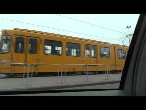 Driving in Budapest airport to city