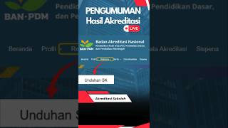 Download lagu CARA MELIHAT HASIL AKREDITASI SEKOLAH#SHORTS mp3 Download lagu CARA MELIHAT HASIL AKREDITASI SEKOLAH#SHORTS mp3