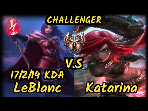 SN Strompest (LEBLANC) vs KATARINA - 17/2/14 KDA MID CHALLENGER GAMEPLAY - NA