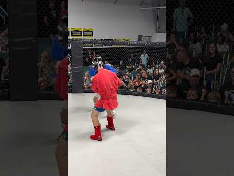 Combat sambo striking exchange