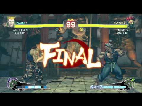 SSF4: ACE E I RI N (Guile) VS Tokido (Akuma)