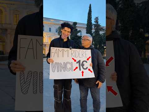 Fammi ridere vinci 1€!!!💸 pt.7 #sfida #ridere #bari #soldi #yosefu