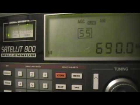 Sarnia, Canada Nightime AM Bandscan