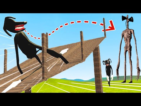 Who has the Longest Jump? *Trevor Henderson Creatures* (Garry's Mod)