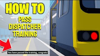 How to pass dispatcher training | Roblox Stepford County Railway