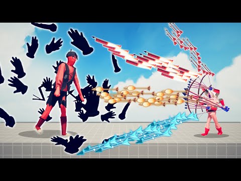 DARK PEASANT VS SUPER FAST RANGED UNITS | TABS - Totally Accurate Battle Simulator